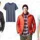 Extra Fine Merino V-Neck Cardigan, $40 | AIRism Mesh Crew Neck T-Shirt, $8 | Ultra Light Down Jacket, $60 | Packaged Dry V-Neck Short Sleeve T-Shirt, $2